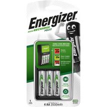 ENERGIZER CARICA BATTERIE +4AA  2000mAh MAXI CHARGER CHVCM4