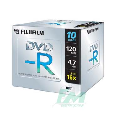 FUJI DVD-R BOX x10PZ JEWELCASE 47586