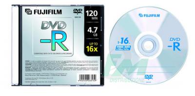FUJI DVD-R BOX x10PZ SLIM CASE 48343